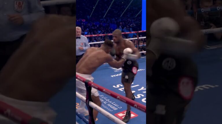 Re-live  punch Daniel Dubois landed on Anthony Joshua in their World Title clash 😳🧨