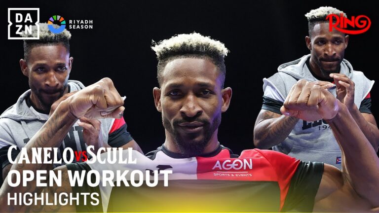 Canelo Alvarez vs. William Scull Open Workout Highlights