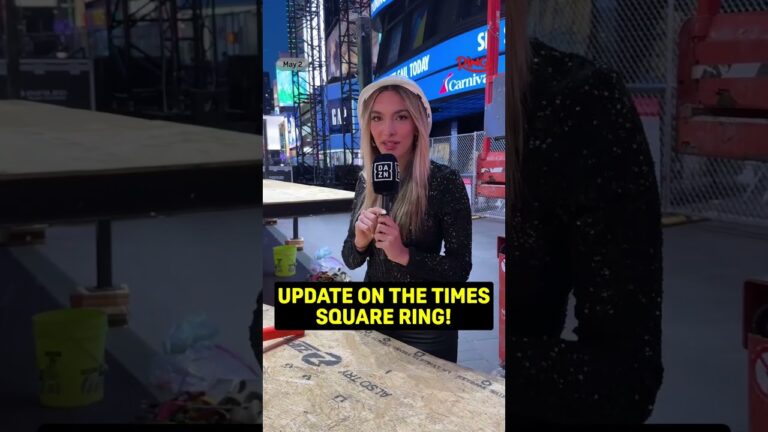 Who is coming down to Times Square for the fight? #shorts