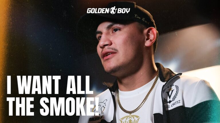 Vergil Ortiz wants all the smoke!
