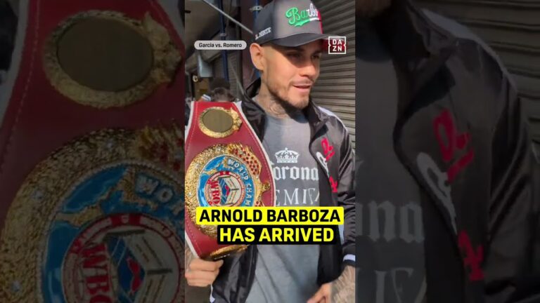 Arnold Barboza Jr. Has Arrived For The Final Weigh In 🔥