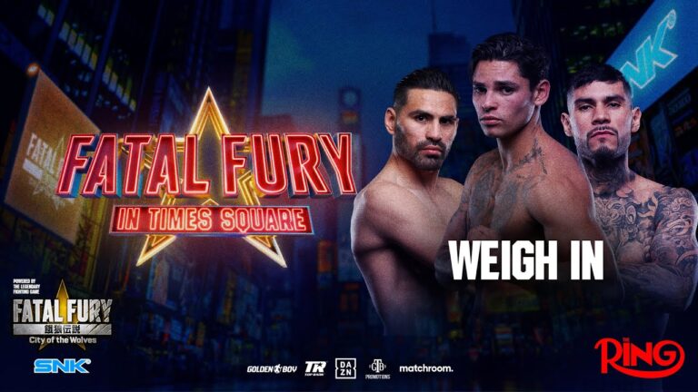 WEIGH IN | Fatal Fury: Ryan Garcia vs. Rolly Romero