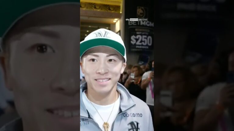 Naoya Inoue is loved in Las Vegas! 🤩