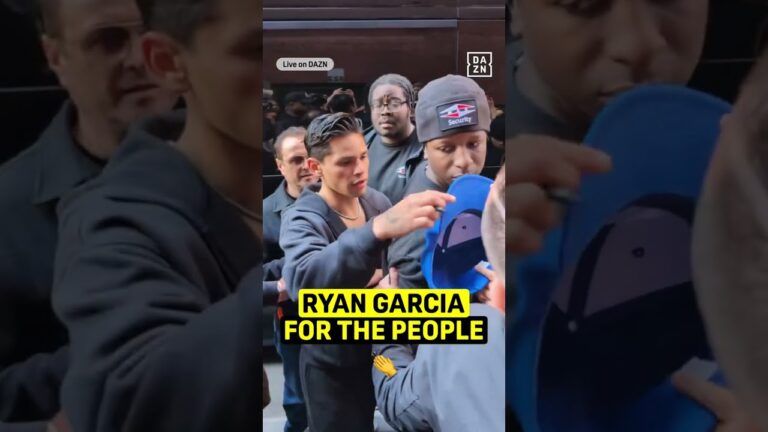 Ryan Garcia Arrives For Final Weigh In With Tons Of Fans 🥊