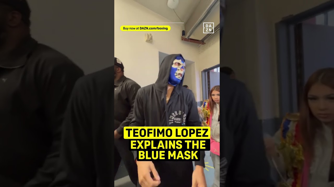 Teofimo Lopez Explains The Luchador Mask 👀