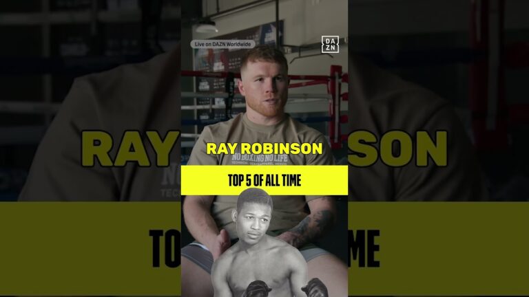 Canelo names his Top 5 of ALL time 🐐