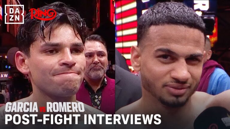 Ryan Garcia and Rolly Romero's IMMEDIATE reaction to their fight