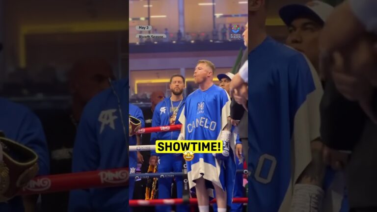 SHOWTIME!!! CANELO VS SCULL IS LIVE 🚨