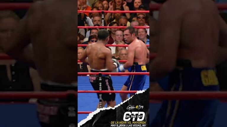 De La Hoya ENDS the trash talk