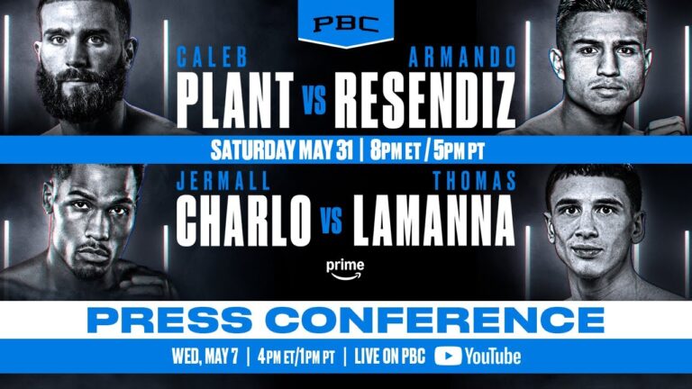 Plant vs. Resendiz & Charlo vs. LaManna LOS ANGELES PRESS CONFERENCE