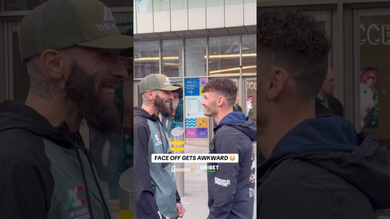 That face off lasted a little too long for Anthony Cacaceâ€™s liking 😅