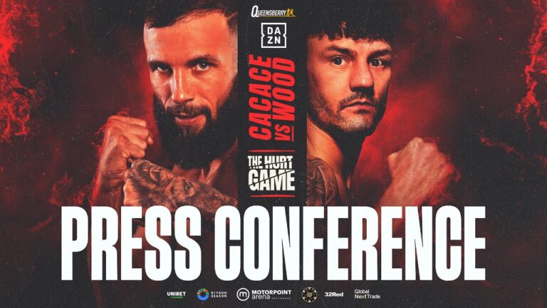 LIVE PRESS CONFERENCE! Anthony Cacace vs Leigh Wood – The Hurt Game 🥊
