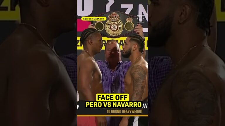 A HEAVYWEIGHT FACE OFF!