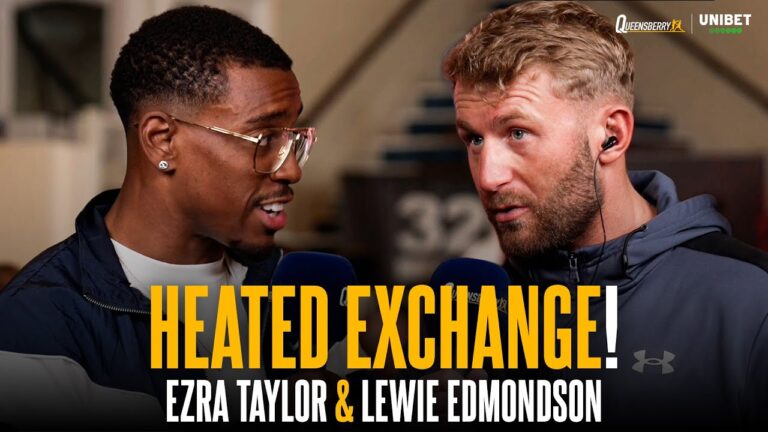 “I'LL MASH YOU UP!” 🤬 Lewie Edmondson & Ezra Taylor CLASH in 2nd meeting over potential title fight!