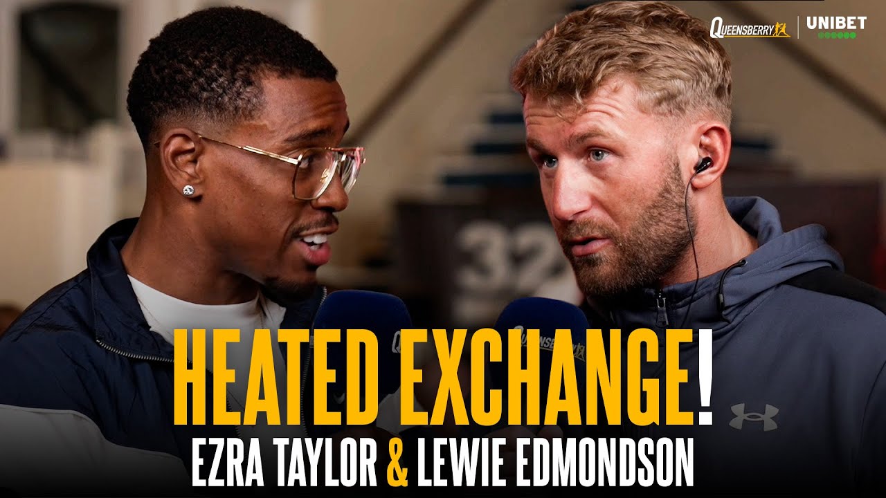 “I'LL MASH YOU UP!” 🤬 Lewie Edmondson & Ezra Taylor CLASH in 2nd meeting over potential title fight!