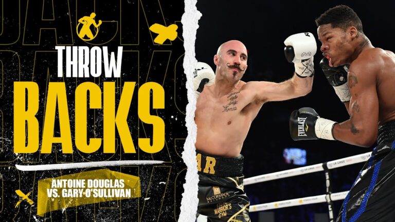 Throwback | Antoine Douglas vs. Gary O'Sullivan…Spike for the Upset in Montreal!