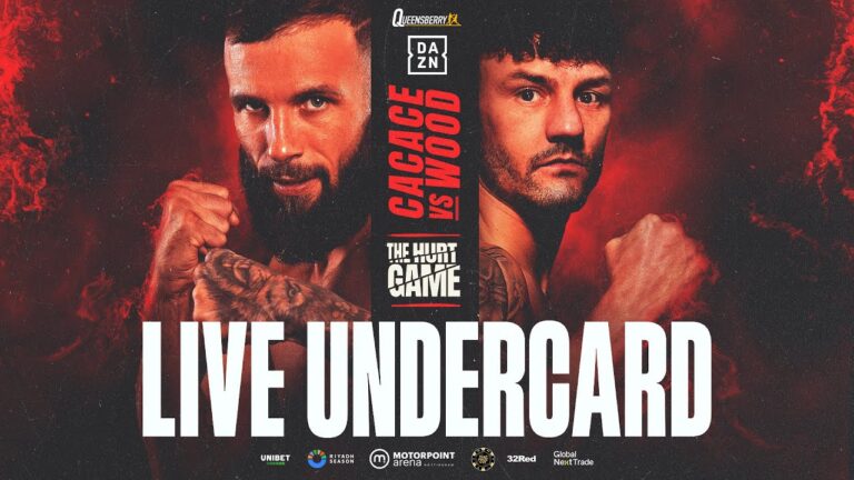 Anthony Cacace vs Leigh Wood | LIVE UNDERCARD! | The Hurt Game | #CacaceWood #TaylorJones