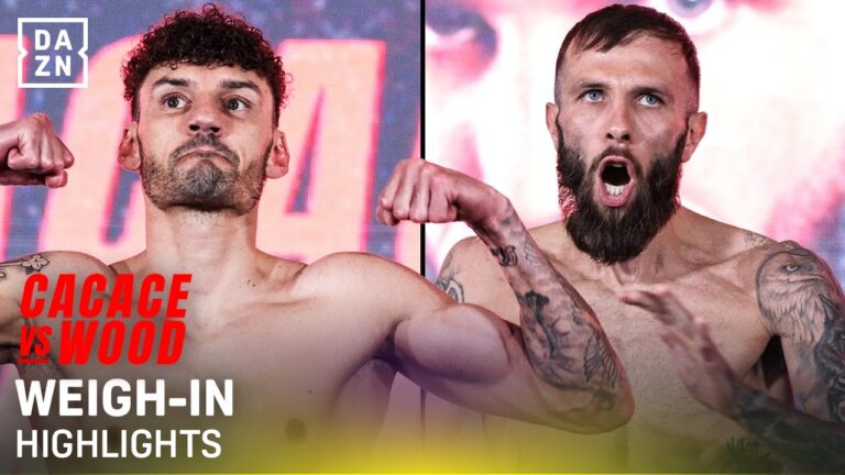 ANTHONY CACACE VS LEIGH WOOD! | WEIGH-IN ⚖️