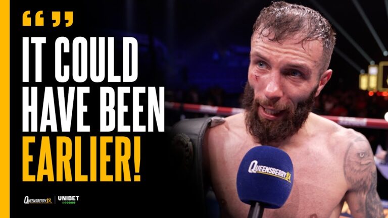 “It could have been EARLIER” 😤 Anto Cacace on DRAMATIC Leigh Wood win 🔥