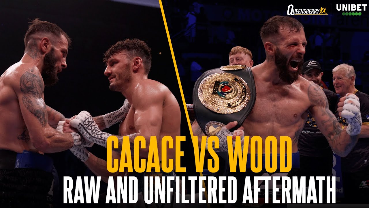 RAW AND UNFILTERED 🎥 | Cacace vs Wood Closing Moments + Post-Fight Aftermath 👀
