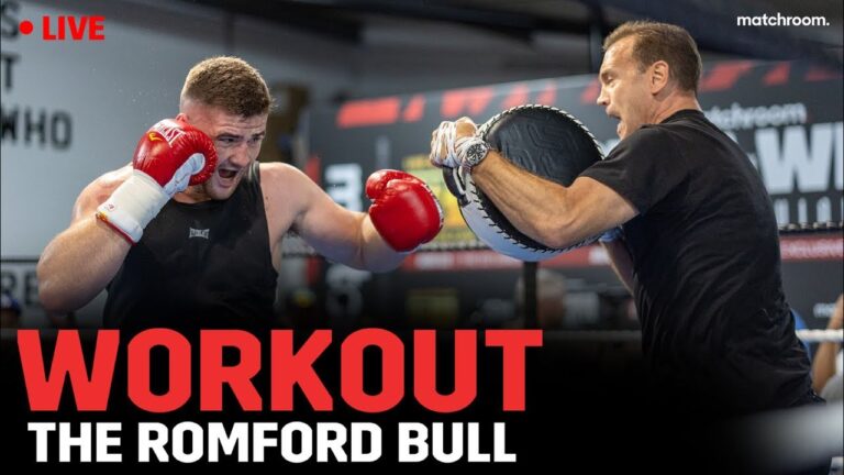 Johnny Fisher Live Workout Before Dave Allen Rematch