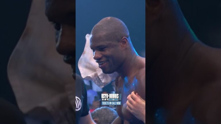 Daniel Duboisâ€™ Dad always told him heâ€™d be a world champion 😮👏