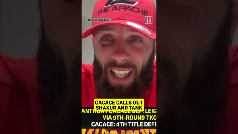 Cacace wants the big names and calls out Shakur and Tank 👀 #ArielxAde | Live every Tuesday on DAZN