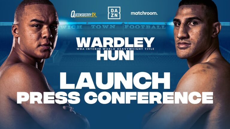 Fabio Wardley Vs Justis Huni Press Conference With Eddie Hearn & Frank Warren