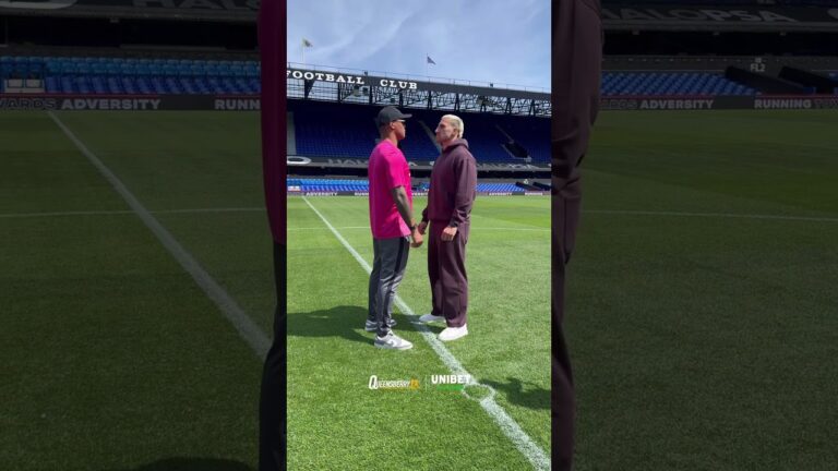 Fabio Wardley faces off with Justis Huni ahead of his homecoming fight 👀