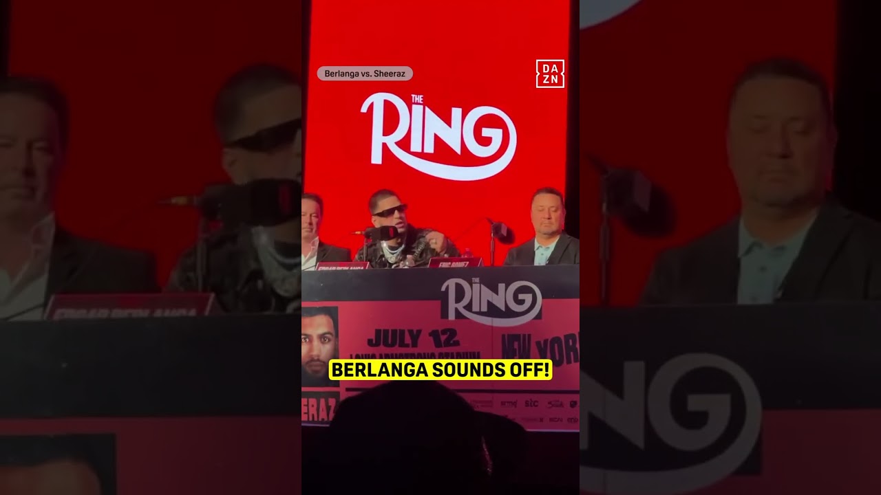 Edgar Berlanga is HEATED! 🥊🔥