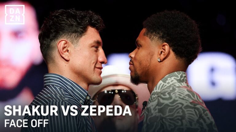 Shakur Stevenson and William Zepeda FACE OFF!