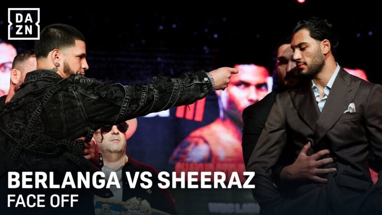 Berlanga gets HEATED during this face off! 👀