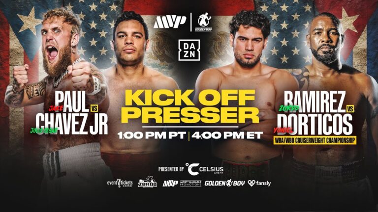 Kick off Press Conference | Jake Paul vs. Julio Cesar Chavez Jr & Zurdo Ramirez vs. Yuniel Dorticos