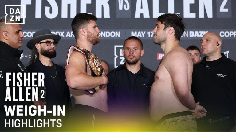 Rematch Ready! Johnny Fisher vs. Dave Allen 2 Weigh-In Highlights
