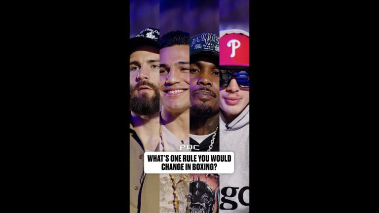 4️⃣ fighters, 1️⃣ question: What rule you would you change in boxing?
