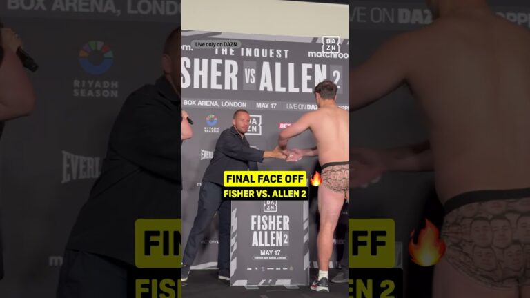 Fisher vs. Allen 2 Final Face Off 🔥 #shorts