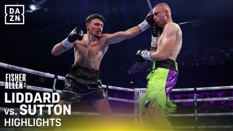 Savage Display! George Liddard vs. Aaron Sutton Fight Highlights