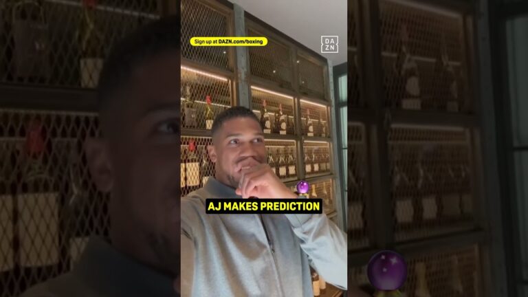 Anthony Joshua makes Johnny Fisher vs Dave Allen 2 prediction 🤔 #shorts