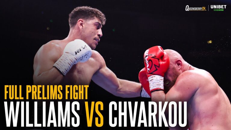 FULL FIGHT | Lewis Williams impresses in 6 round shutout against Viktar Chvarkou 💥