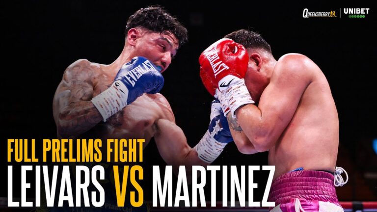 FULL FIGHT | Nico Leivars takes out Darwing Martinez in his Hometown to secure the win 🥊