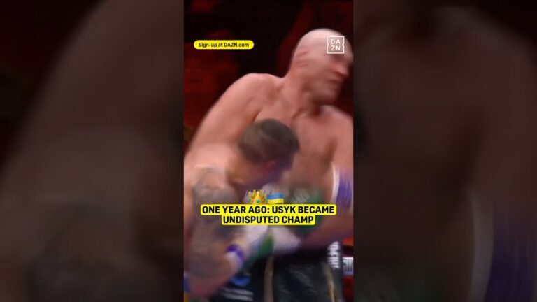 One year ago, Usyk went Undisputed 👑 #shorts