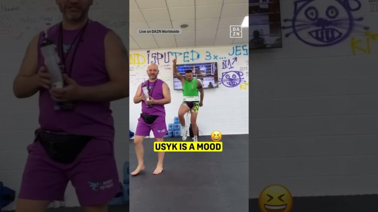 Usykâ€™s ready for undisputed 🤣