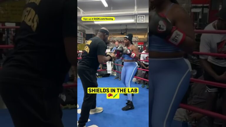 Claressa Shields is looking sharp! 🎯