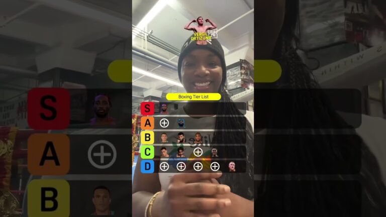 Claressa Shields does the boxing tier list‼️ Howâ€™d she do?! 👀