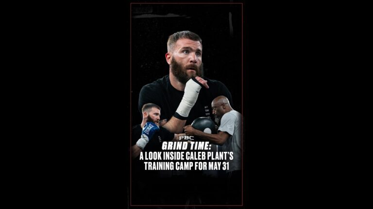 In the lab and on a missionâ€”Caleb Plant is dialed in for May 31 🧪