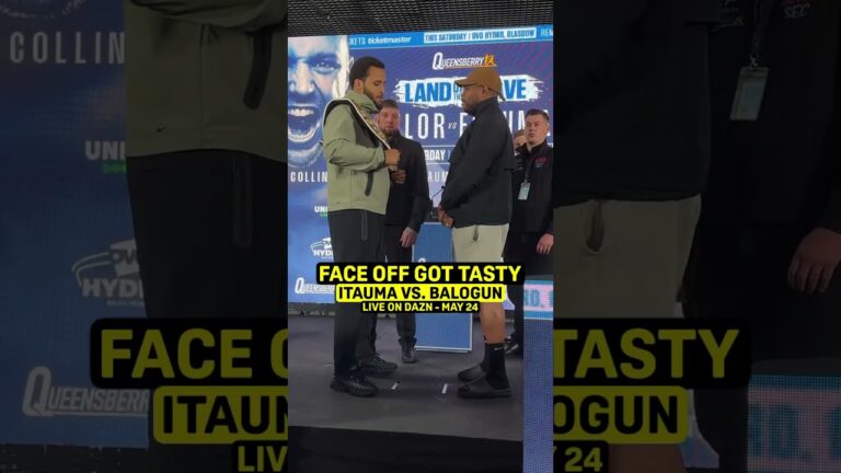 Itauma looks very MEAN 😳 and he is just 20 years old. #TaylorEssuman | May 24 | Live on DAZN