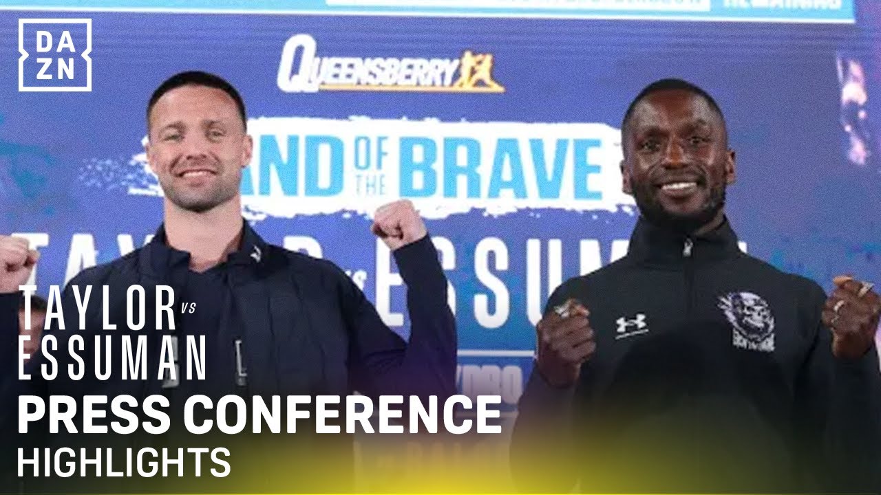 JOSH TAYLOR VS. EKOW ESSUMAN | PRESS CONFERENCE HIGHLIGHTS