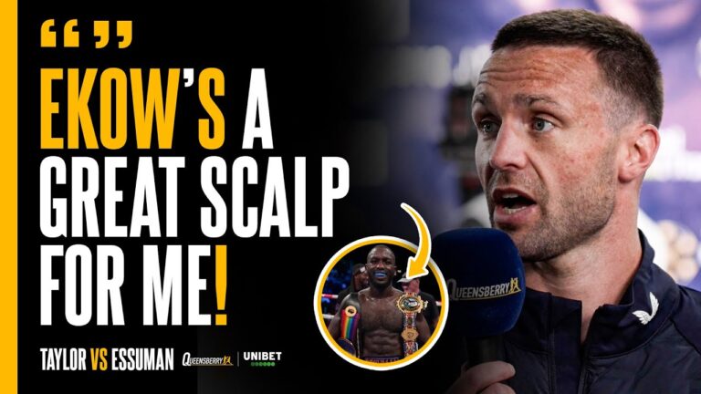 Josh Taylor reveals KEY CHANGE to ensure a WIN over Ekow Essuman and CONQUERING new division 👑