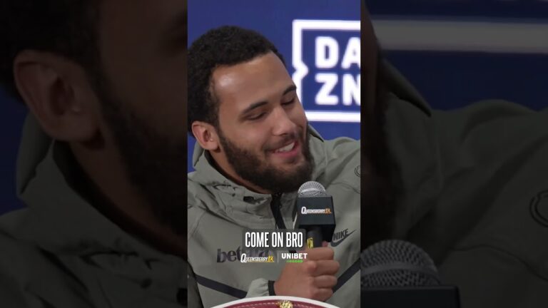 Moses Itauma slips up his words 😅