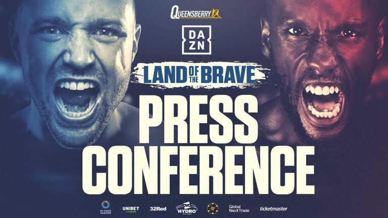 LIVE PRESS CONFERENCE! Josh Taylor vs Ekow Essuman – Land of the Brave 🏴󠁧󠁢󠁳󠁣󠁴󠁿